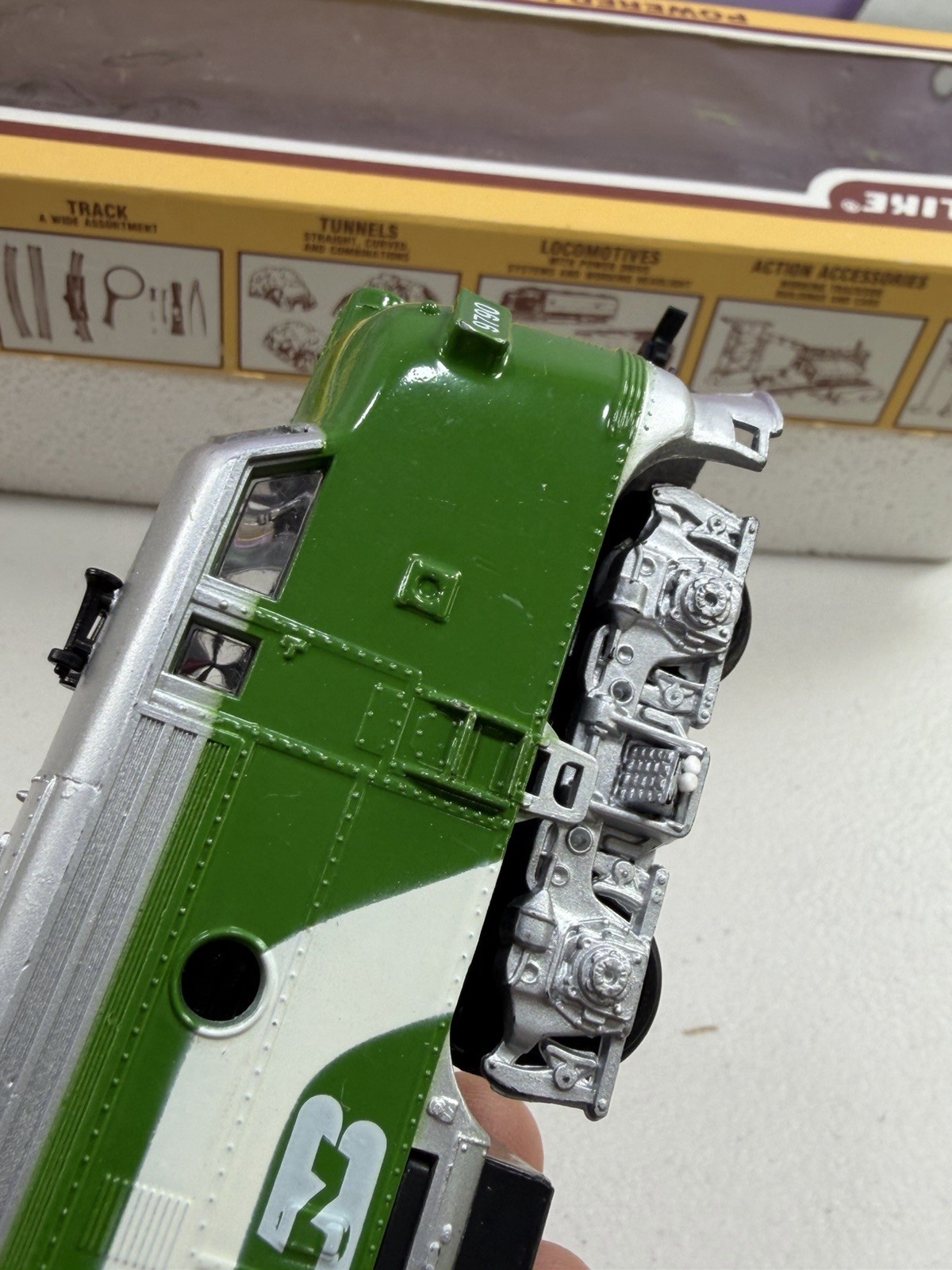 HO Scale Life Like Burlington Northern F7A Diesel Locomotive Engine #9790