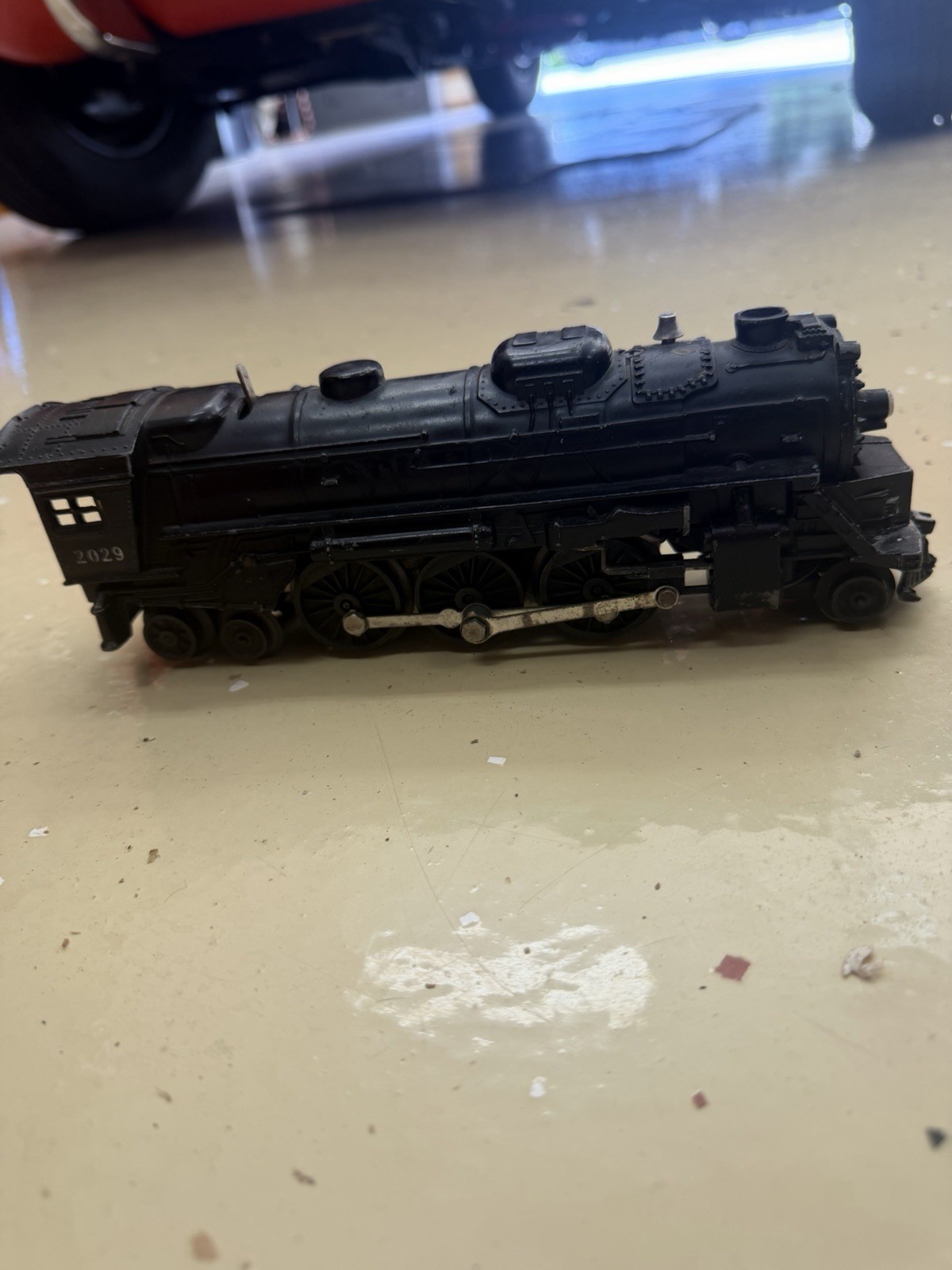 Lionel 2029 O27 Gauge Steam Locomotive Black Analog AC 2-6-2 Tender 1:48 Scale