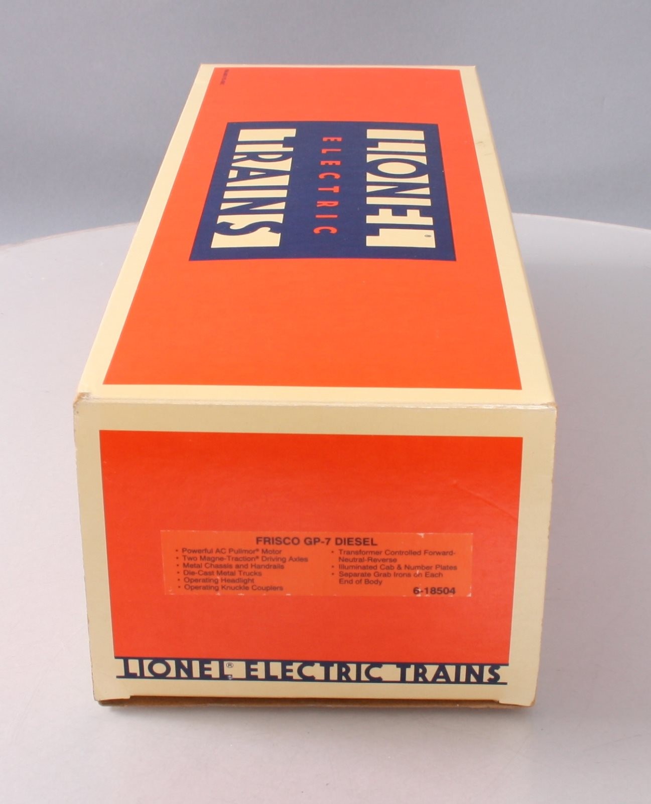 Lionel 6-18504 O Gauge Frisco GP-7 Diesel Locomotive #504 EX/Box
