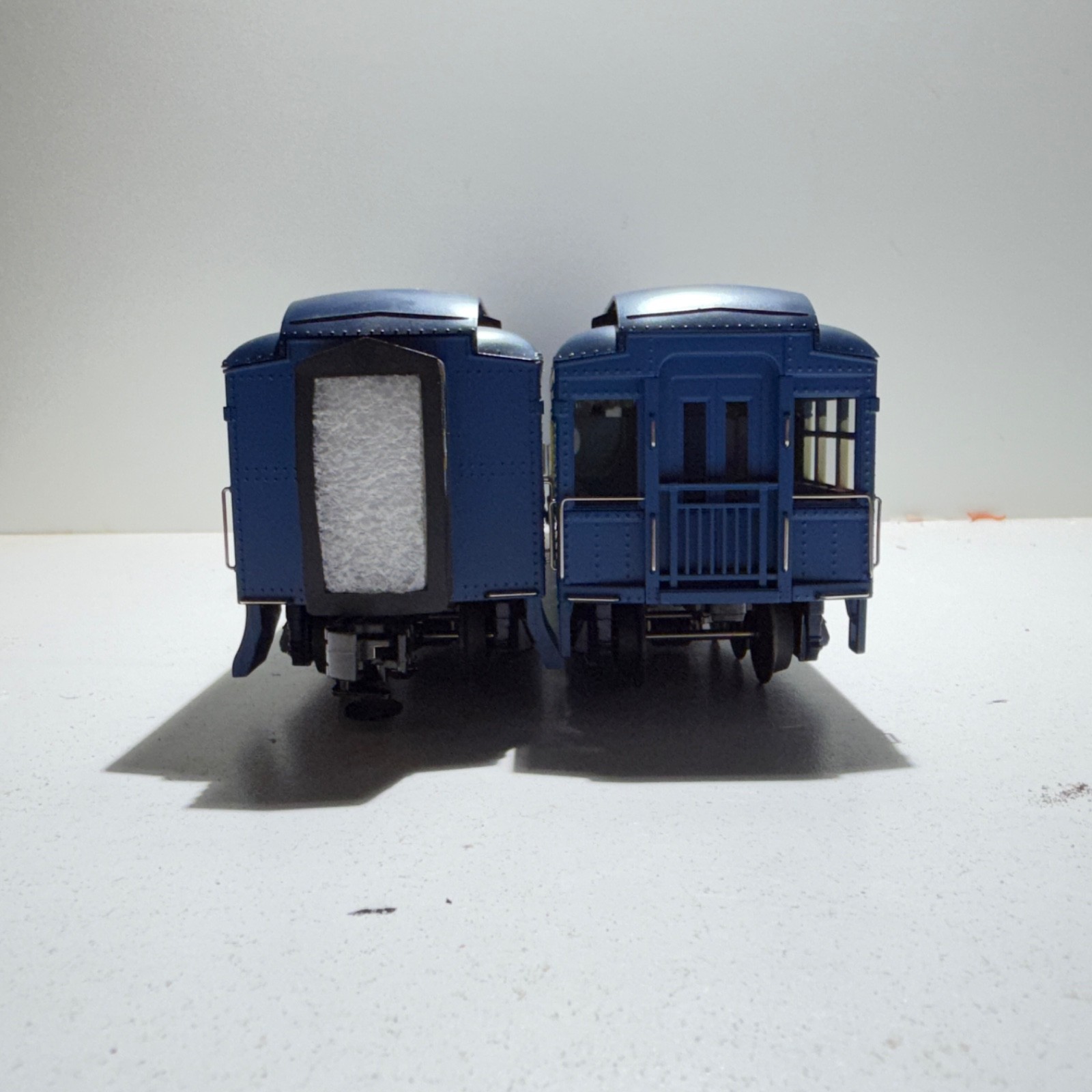 MTH Railking O Gauge NJC Blue Comet 4-6-2 PS2 & 4 60′ Madison Passenger Cars