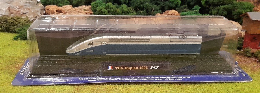 * N Scale * Amercom * SNCF 1995 TGV Duplex High-Speed Train * France *