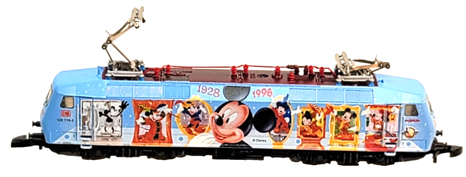Marklin Z Scale 88535 “Mickey Mouse” Birthday 1928 -1996 Loco 5-pole (tested)