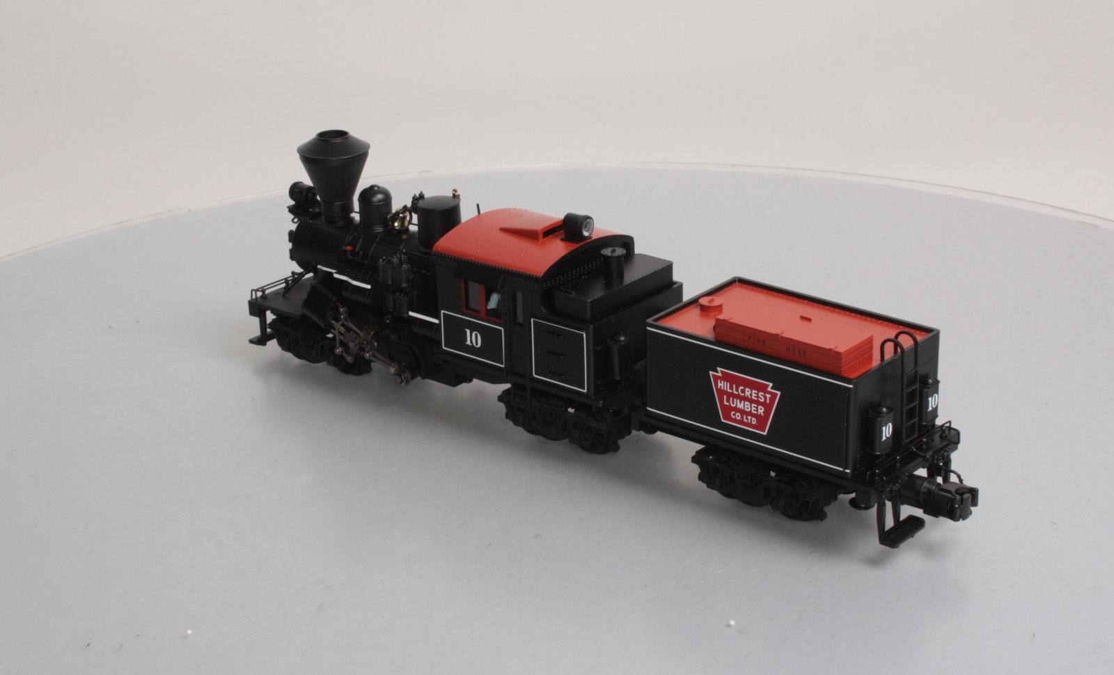 MTH 20-3039-1 O Gauge Hill Crest Lumber Co. Climax Logging Locomotive #10 w/PS2
