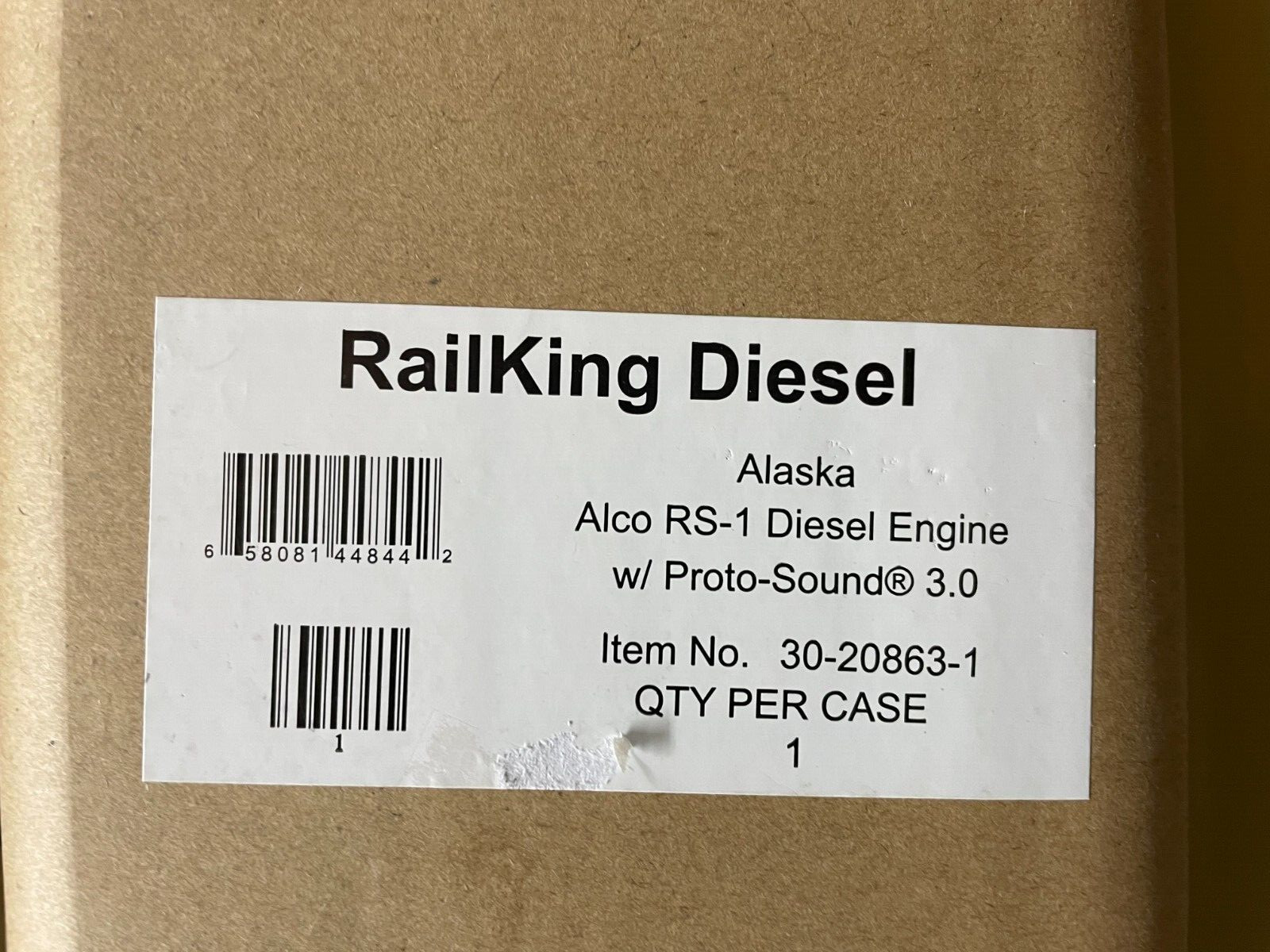 MTH RAILKING ALASKA RAILROAD ALCO RS-1 DIESEL ENGINE 30-20863-1 O SCALE – NEW
