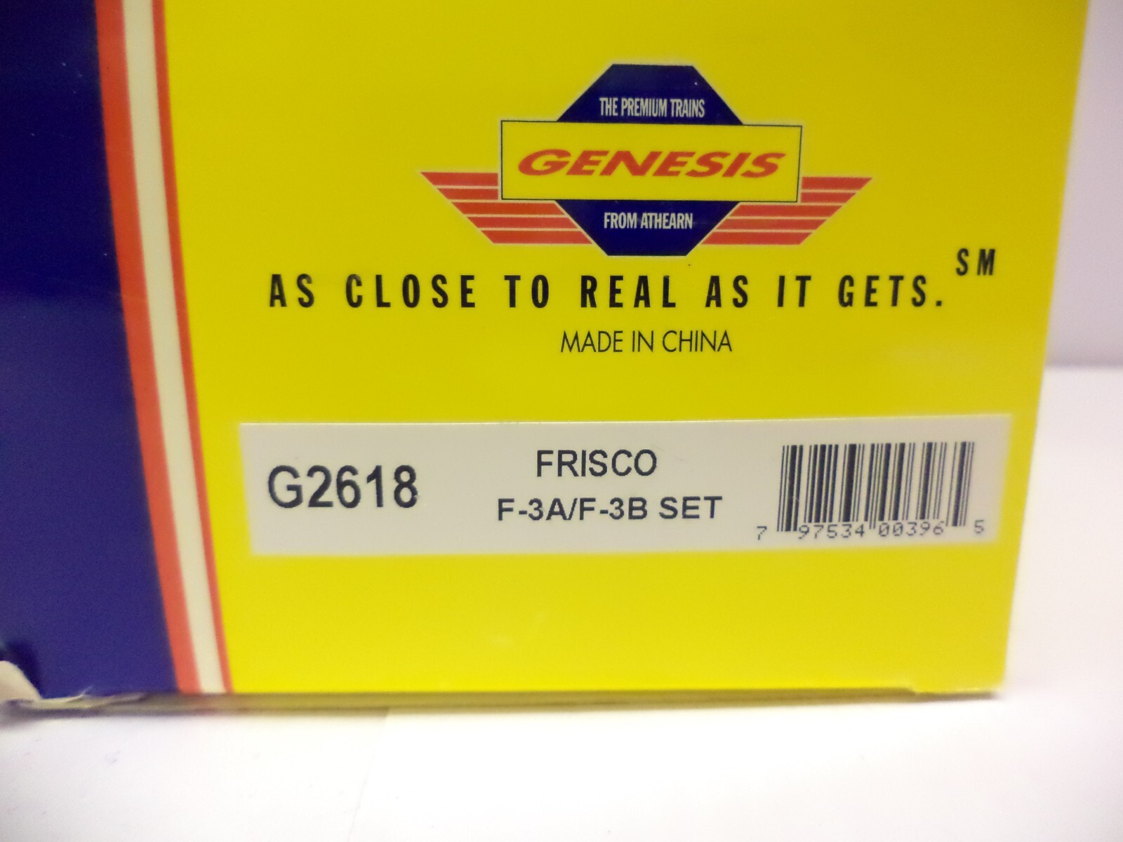 Athearn Genesis Ho G2618, F-3AB locomotive set, Frisco 5014/5114