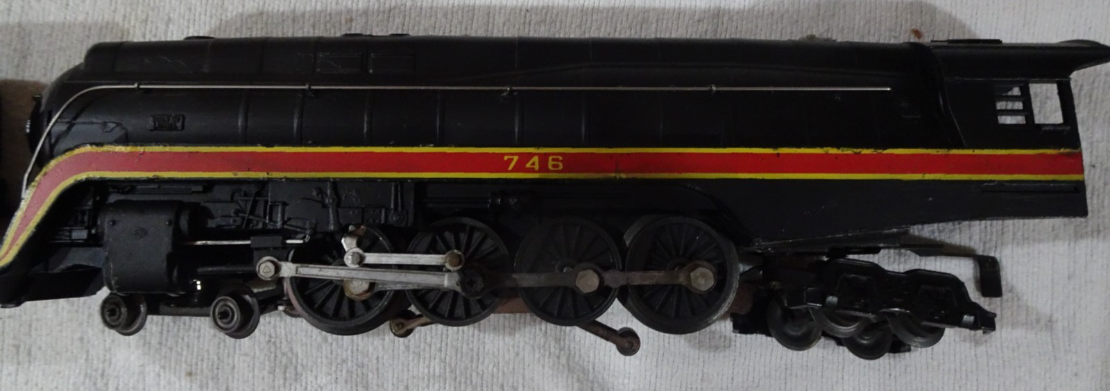 POSTWAR LIONEL 746 NORFOLK & WESTERN CLASS J NORTHERN LOCO & 746W TENDER, C-7 EX