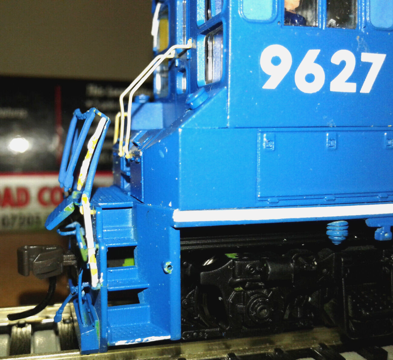 HO SCALE ATLAS MASTER SILVER EMD MP15DC CONRAIL #9627