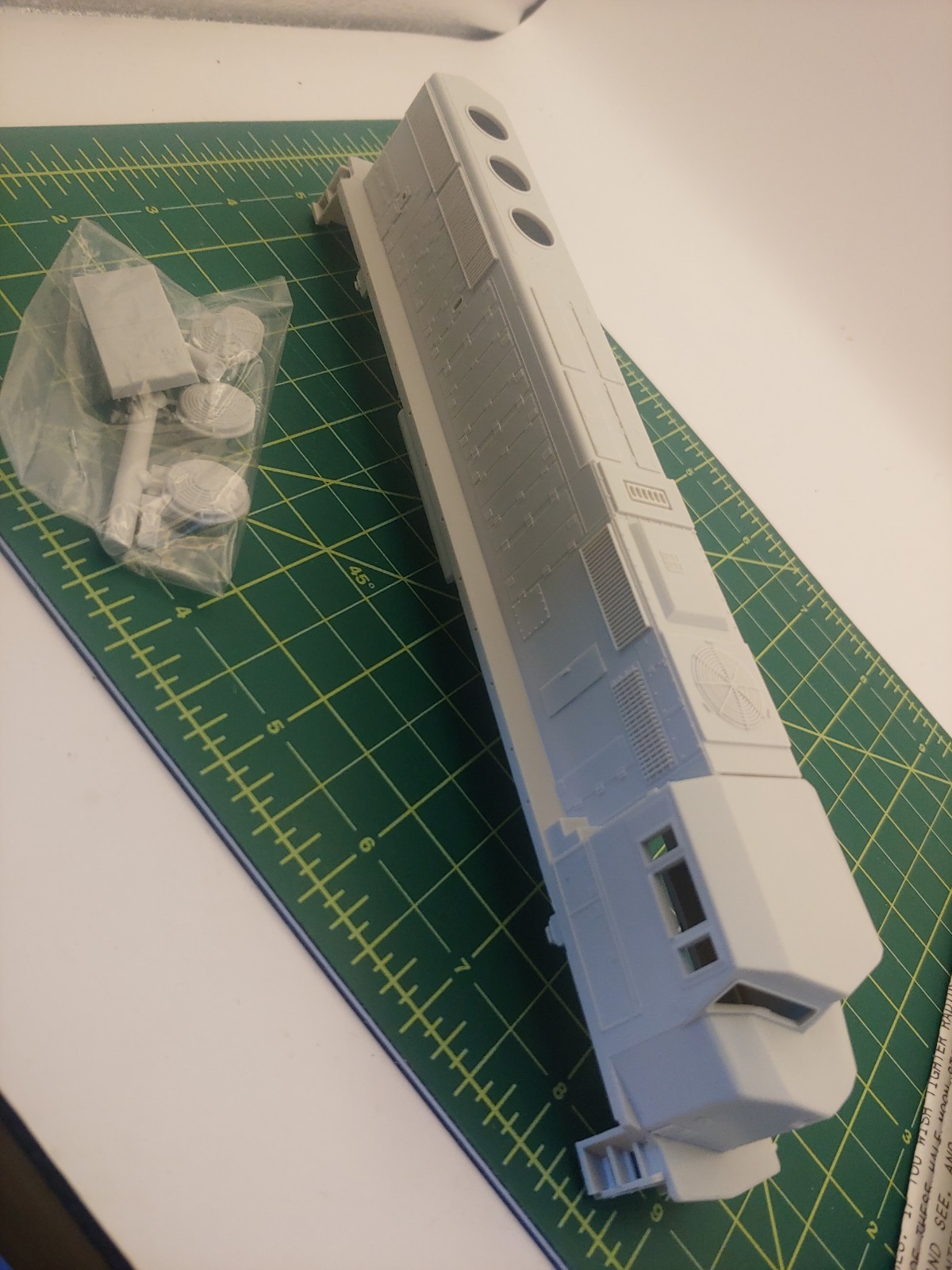 Rail Power Products SD-60 Body Shell HO scale 3 Window Cab