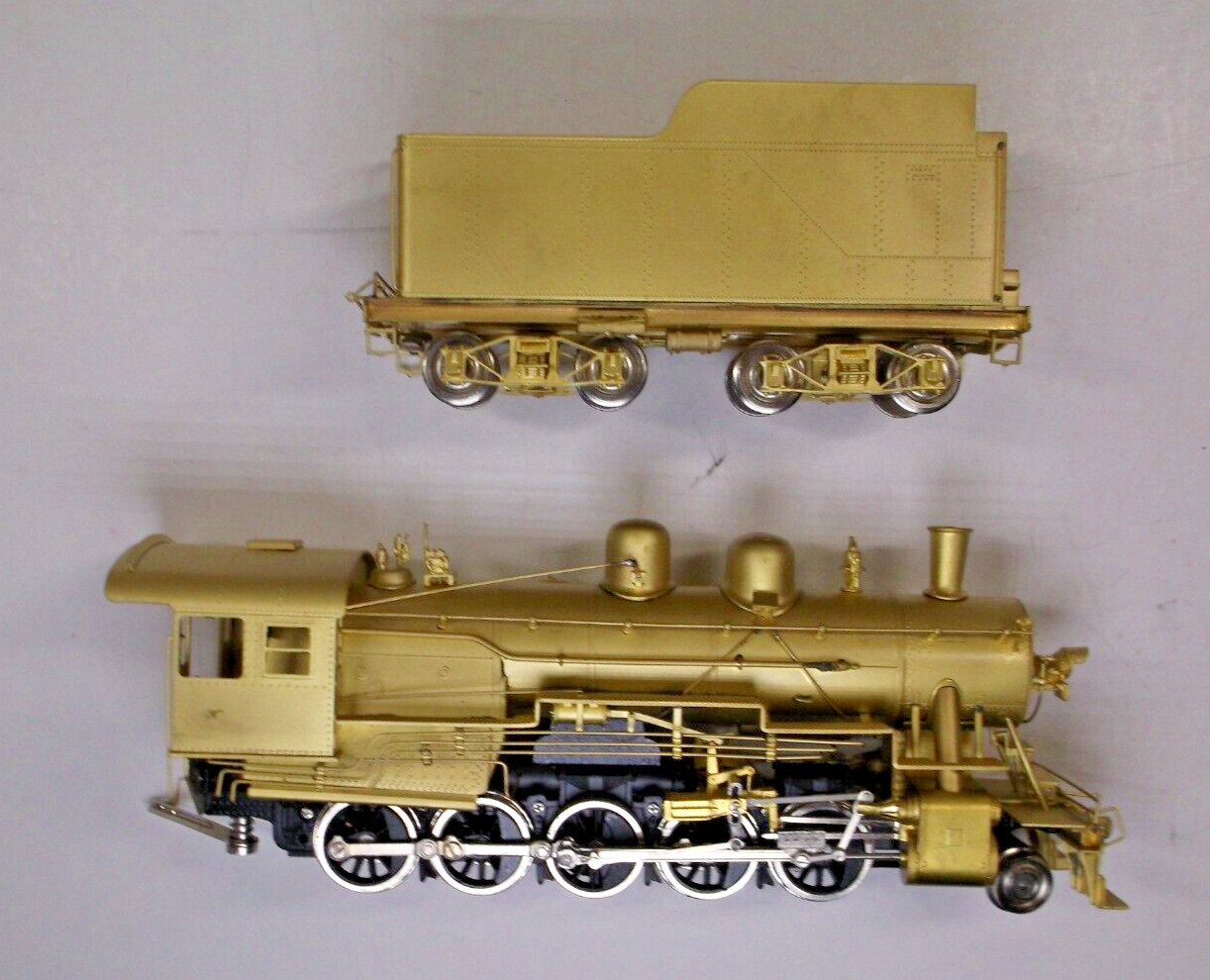 HO Sunset Models brass Frisco 2-10-0 in original box (lot BB 461)