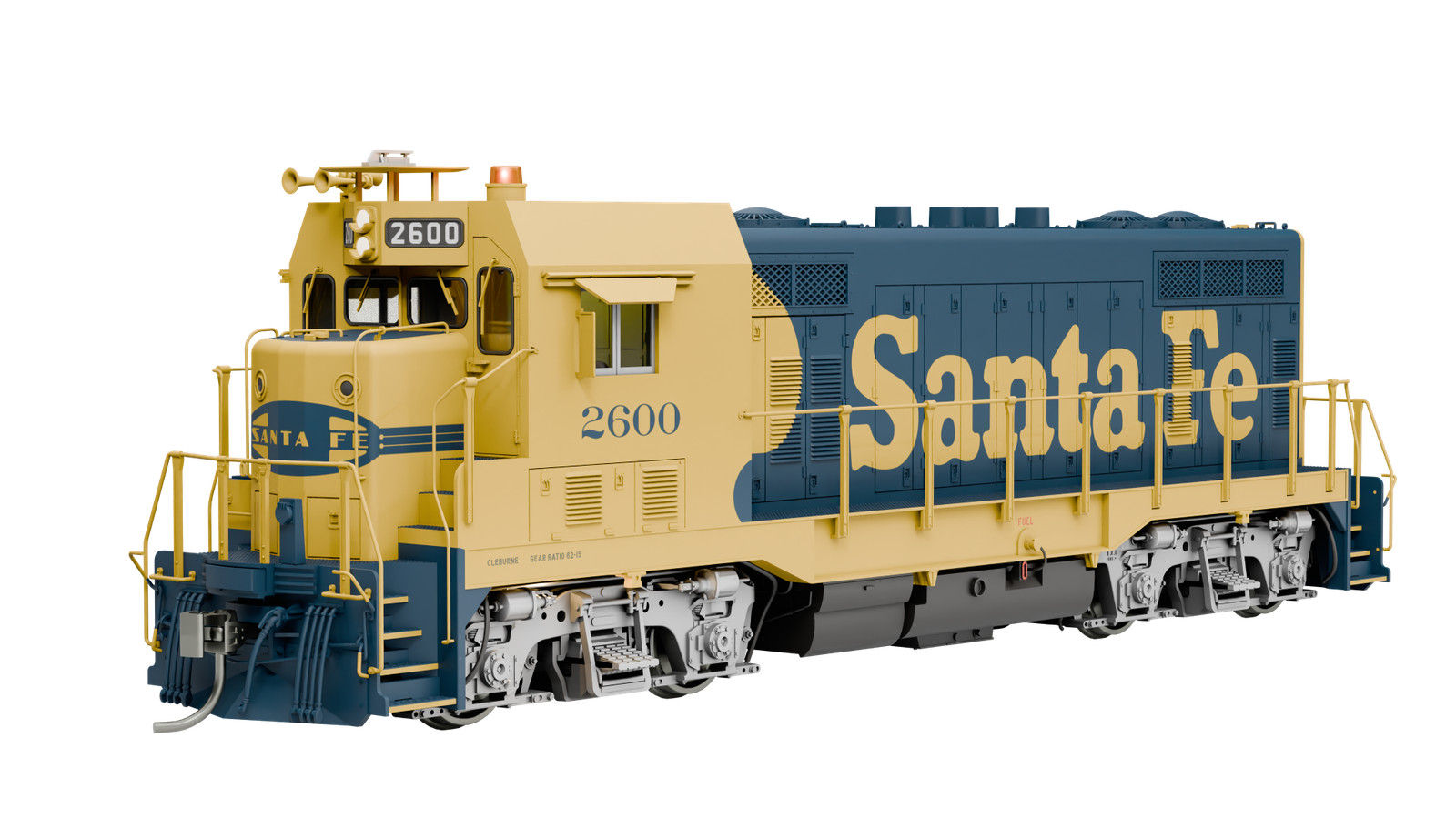 Rapido HO Locomotive 070108 ATSF CF7 Square Cab DC/Silent AT&SF Yellow Warbonnet