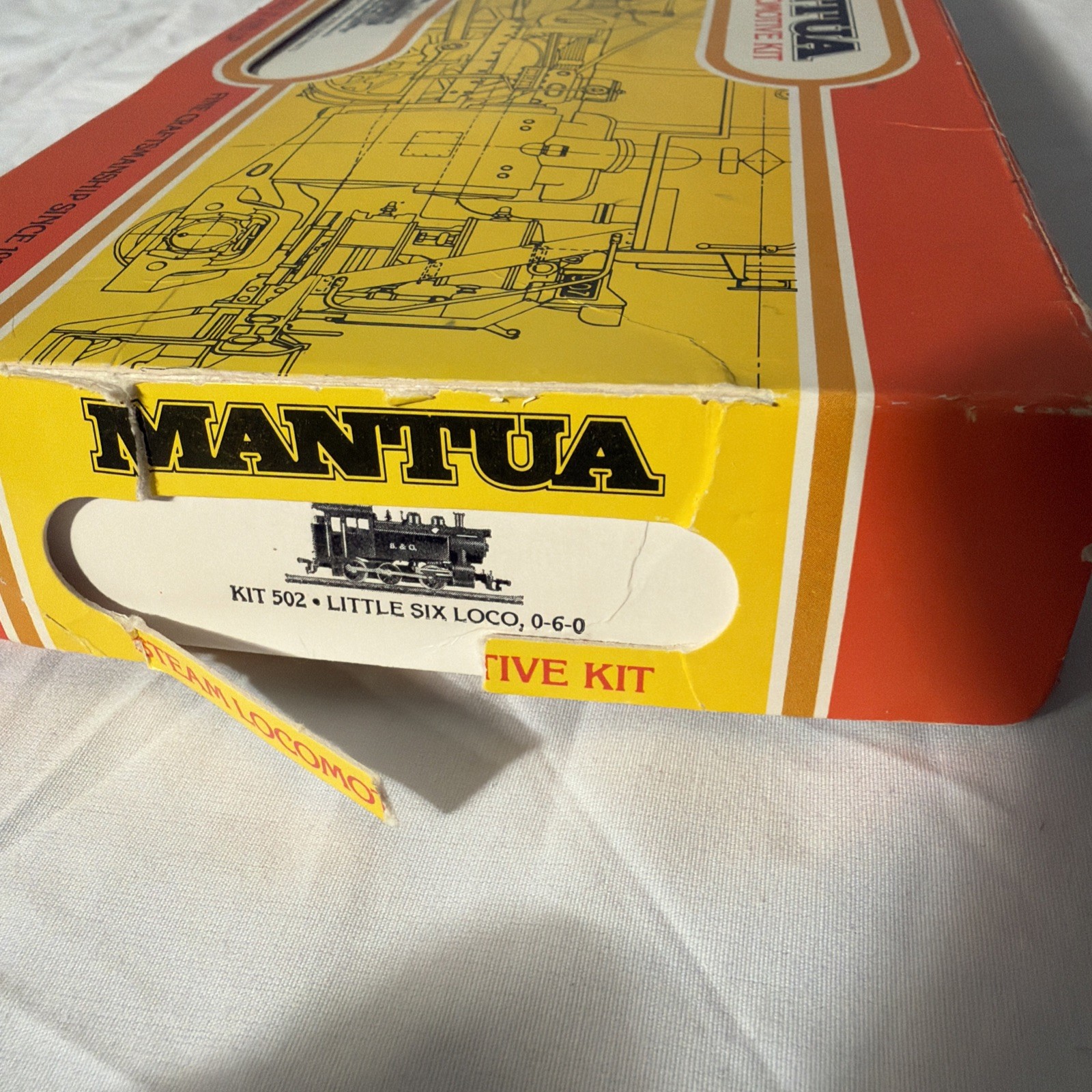 Mantua Steam locomotive kit 0-6-0 Little Six HO Scale. Never assembled.
