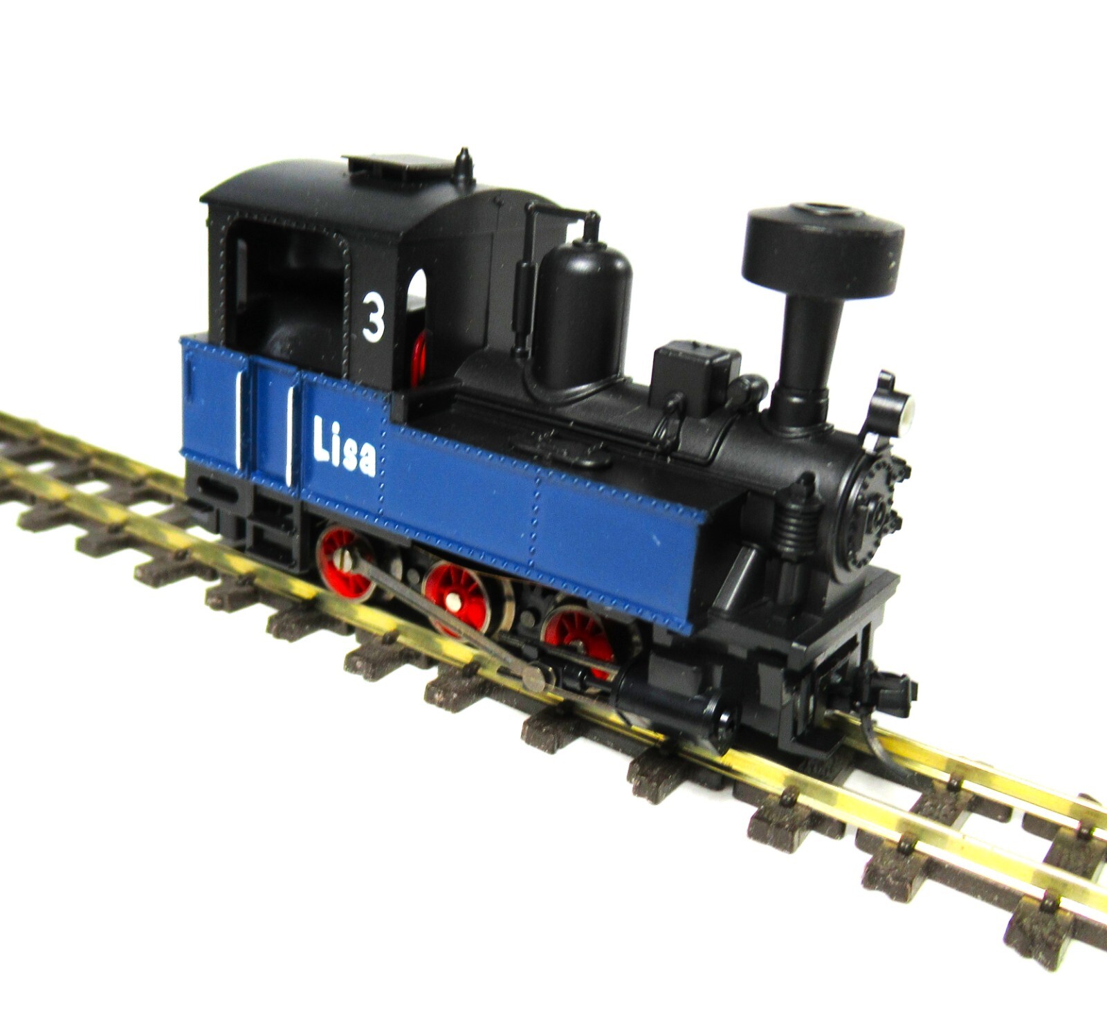 Roco 0-6-0 Steam Locomotive Black & Blue HOn30, HOe, 009 33201 New!