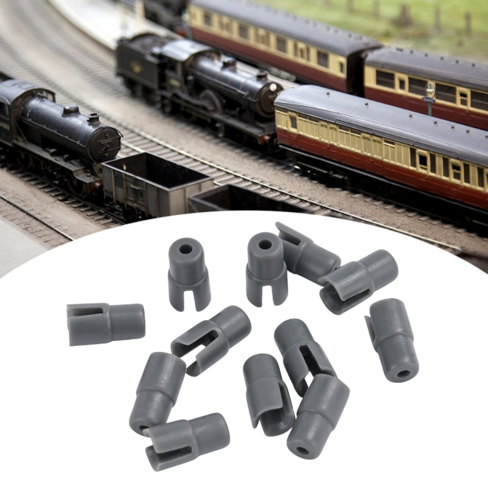 12Pcs 1:87 HO Scale Shaft Coupler Railway Train Accessories for Trains