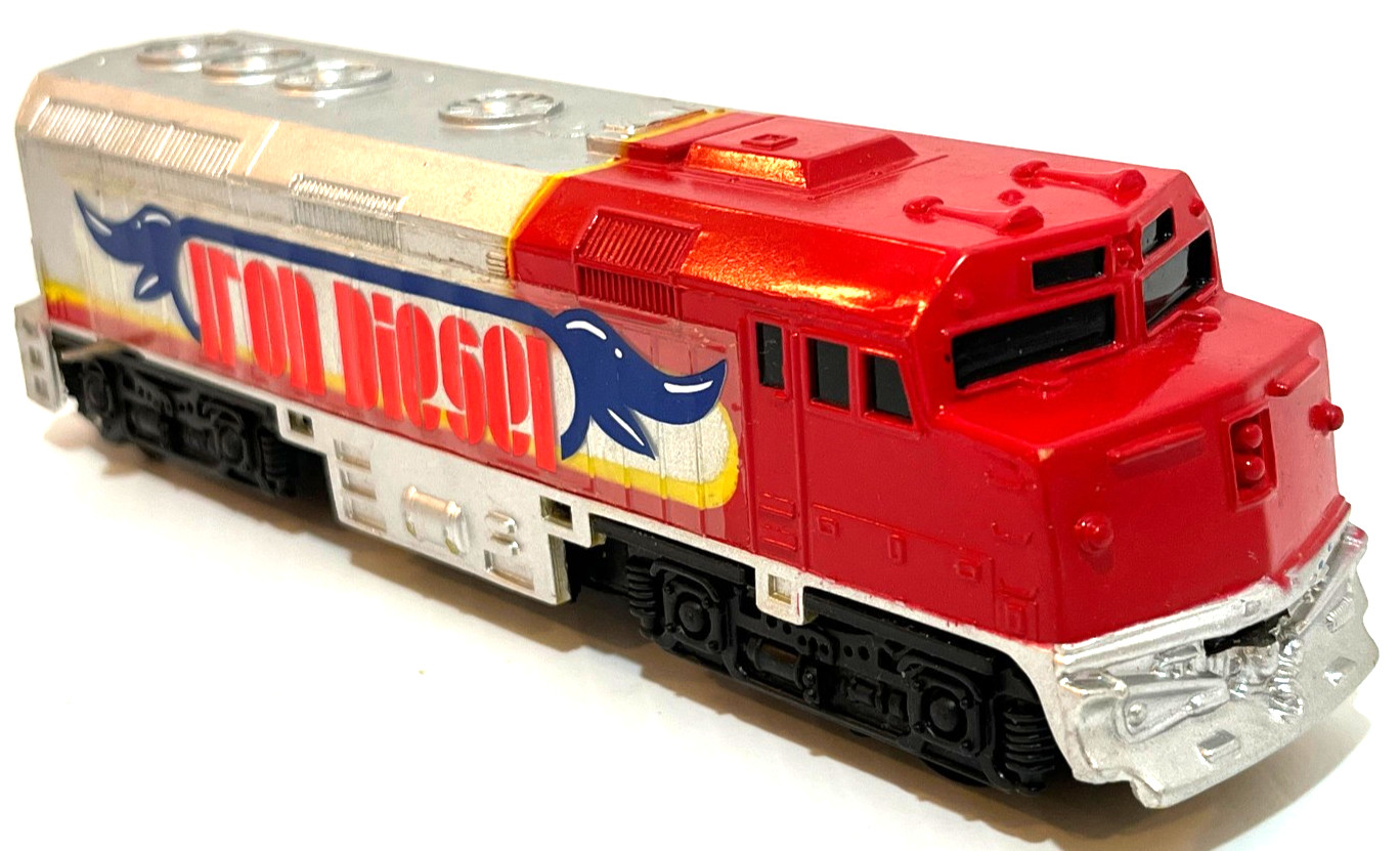 Vintage Iron Diesel Locomotive Train Toy State Industries Railroad