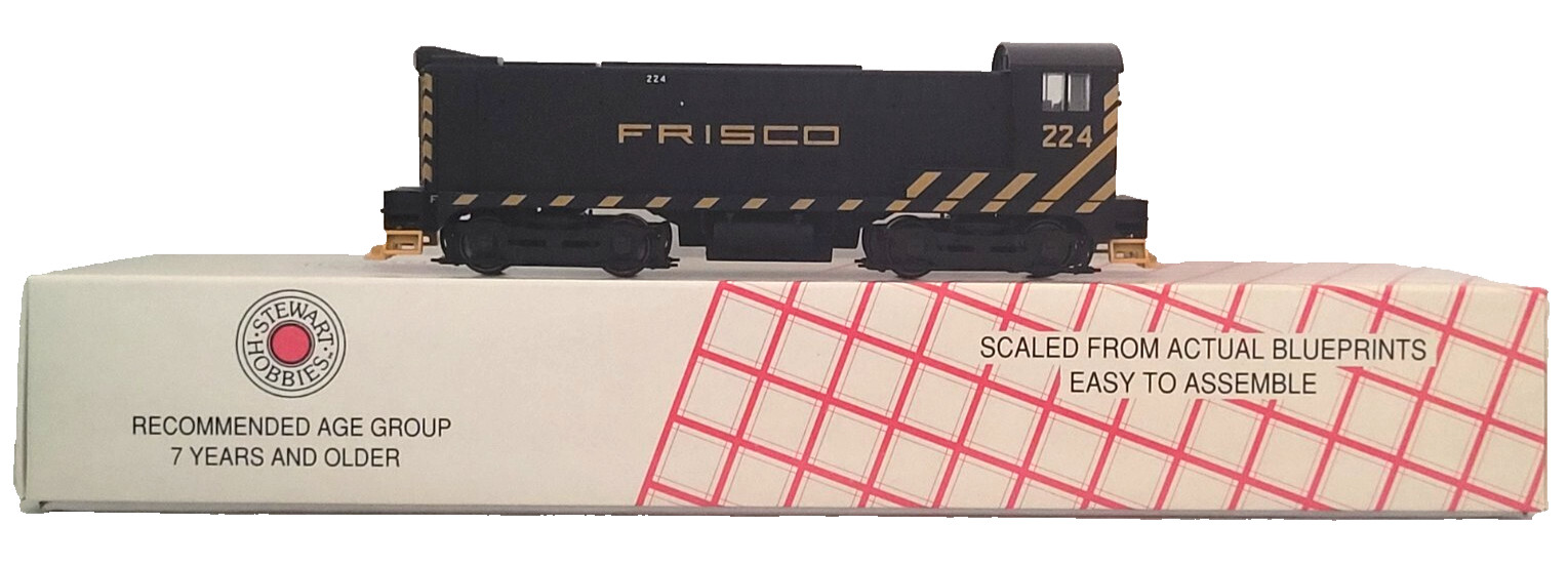 Stewart Hobbies 4725 HO Korea Made Baldwin VO-1000 Locomotive Frisco #214 Tested