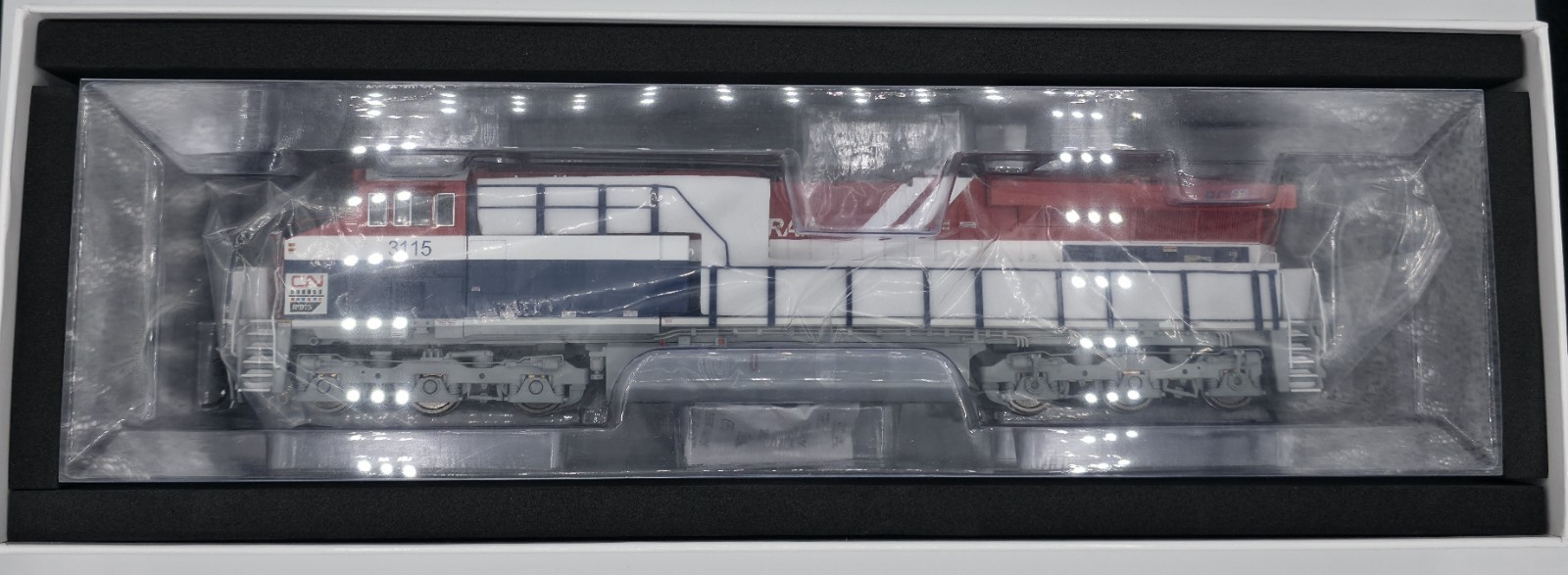 Broadway Ltd Stealth HO ES44AC Canadian National 3115 BC Rail Heritage DCC Ready