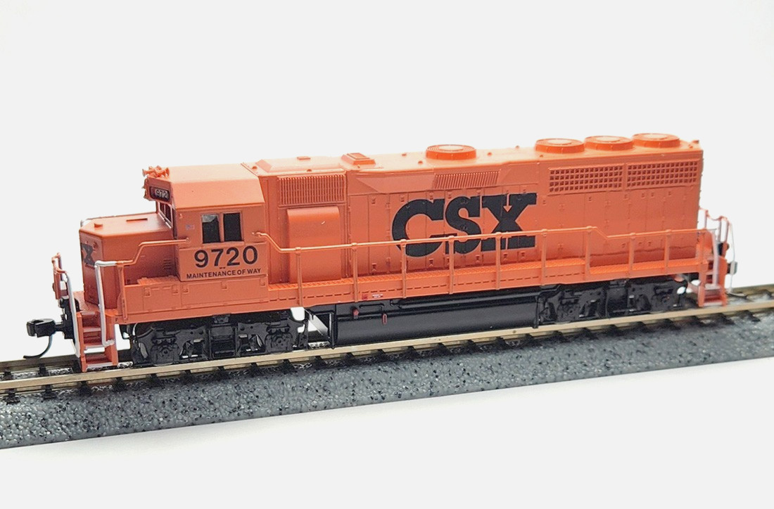 CSX MOW GP40 Diesel Locomotive #9720 DCC/Sound READY ATLAS 40005254 N Scale