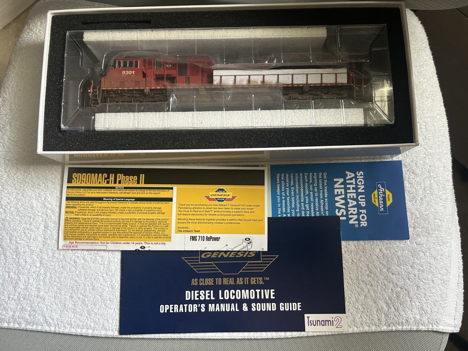 Athearn Genesis HO Scale CP SD90MAC-H Phase II– DCC/Sound/ Weathered/ Keep Alive