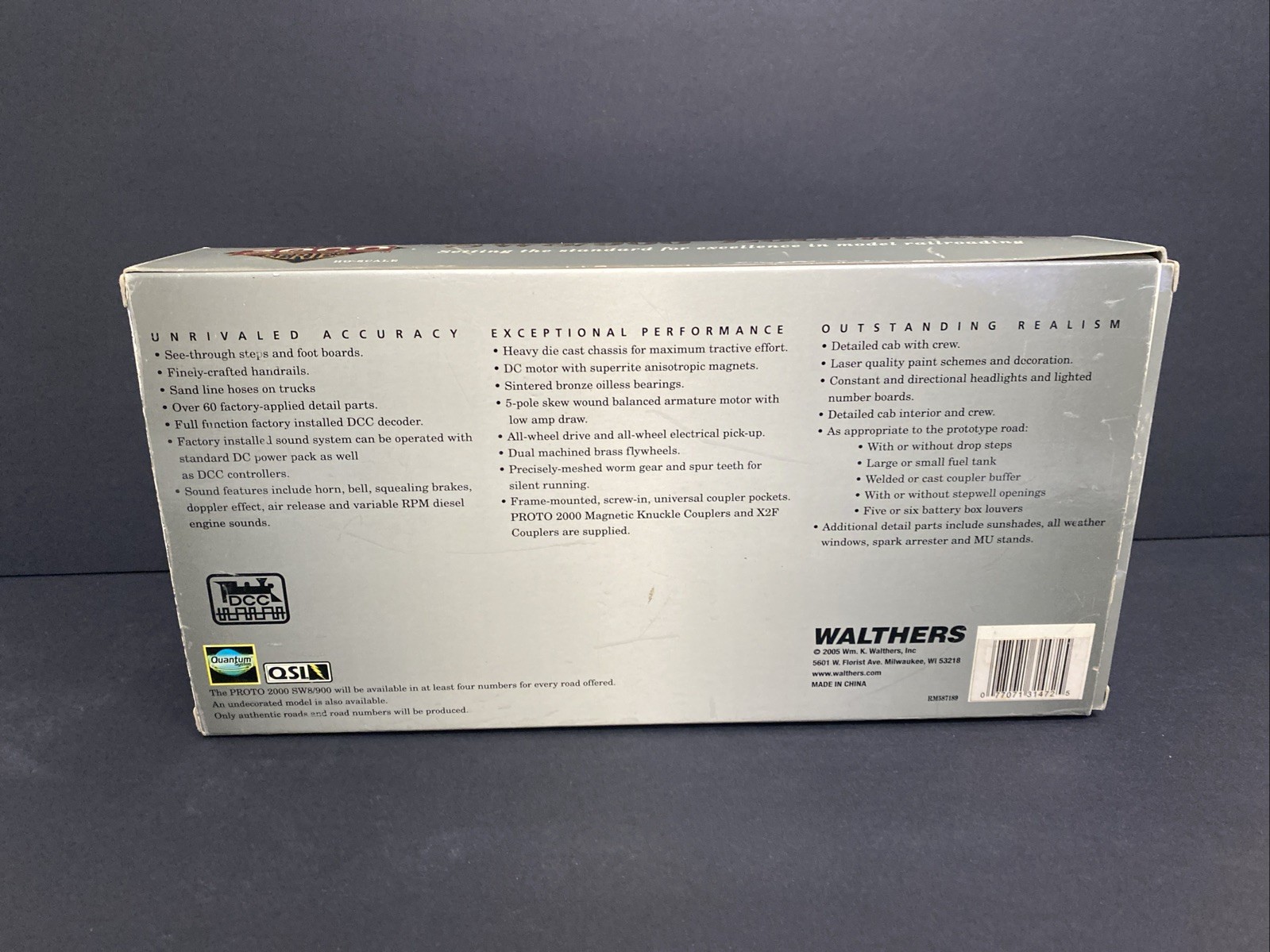 PROTO 2000 HO Canadian National SW8/900 #6707 DCC Sound Excellent Box REF J13