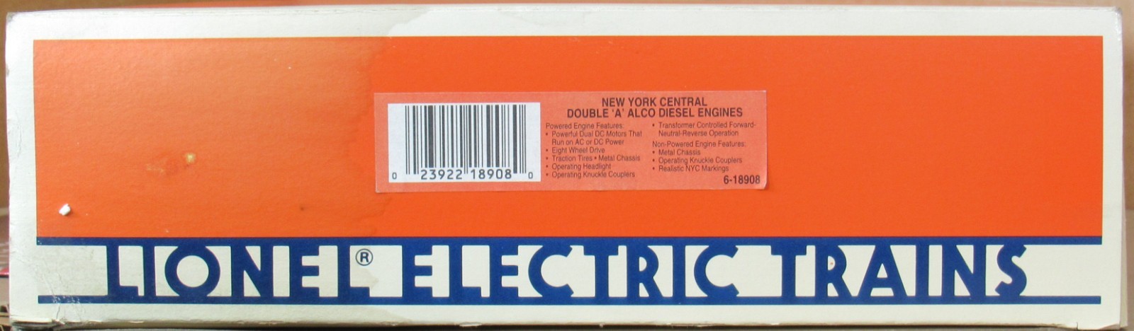 Lionel 18908 New York Central ALCO FA-1 A-A Diesel Engine Set O-Gauge NOS *