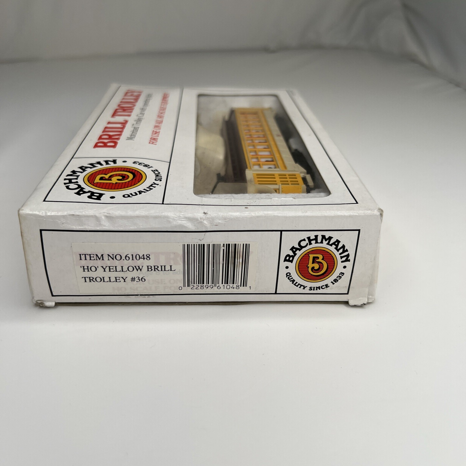Brill Trolley #36-Yellow (Bachmann #61048, HO)