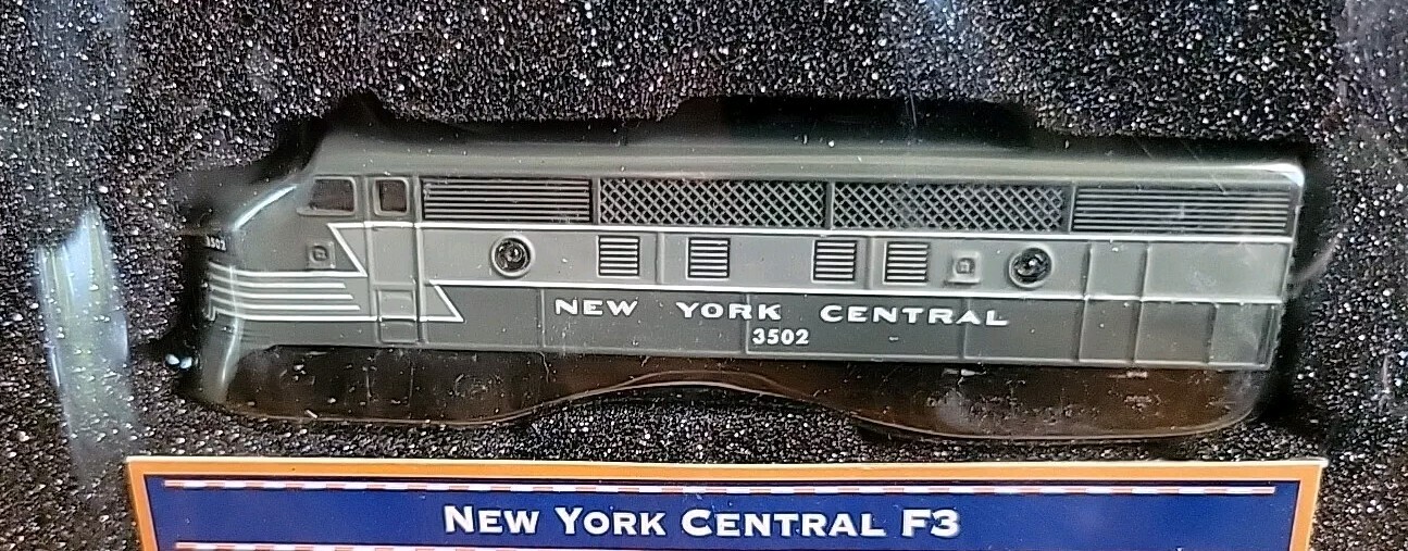 1998 LIONEL F3 SERIES New York Central 3502 1:120 SCALE DIECAST SERIES 1