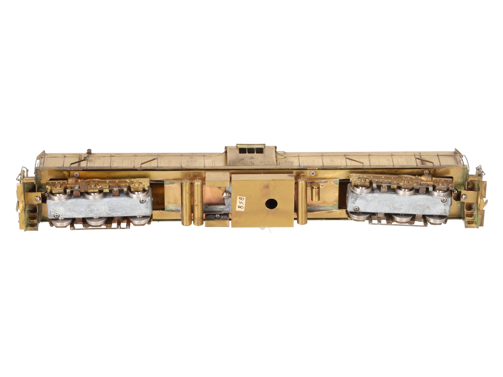 Custom NJ Brass HO Brass Pennsylvania Diesel Electric Transfer Unit – unpainted