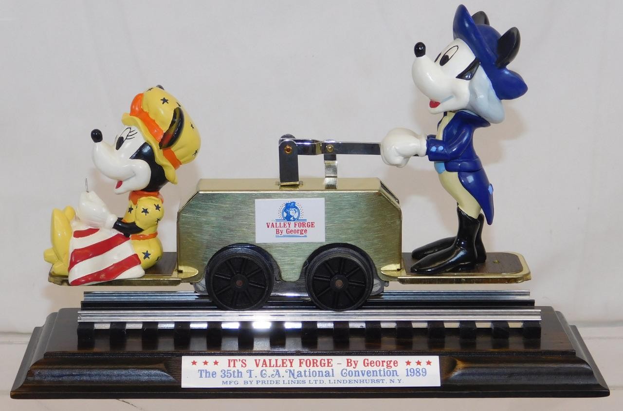 Pride Lines 1111 Mickey & Minnie Mouse Handcar Valley Forge TCA Runs Disney O