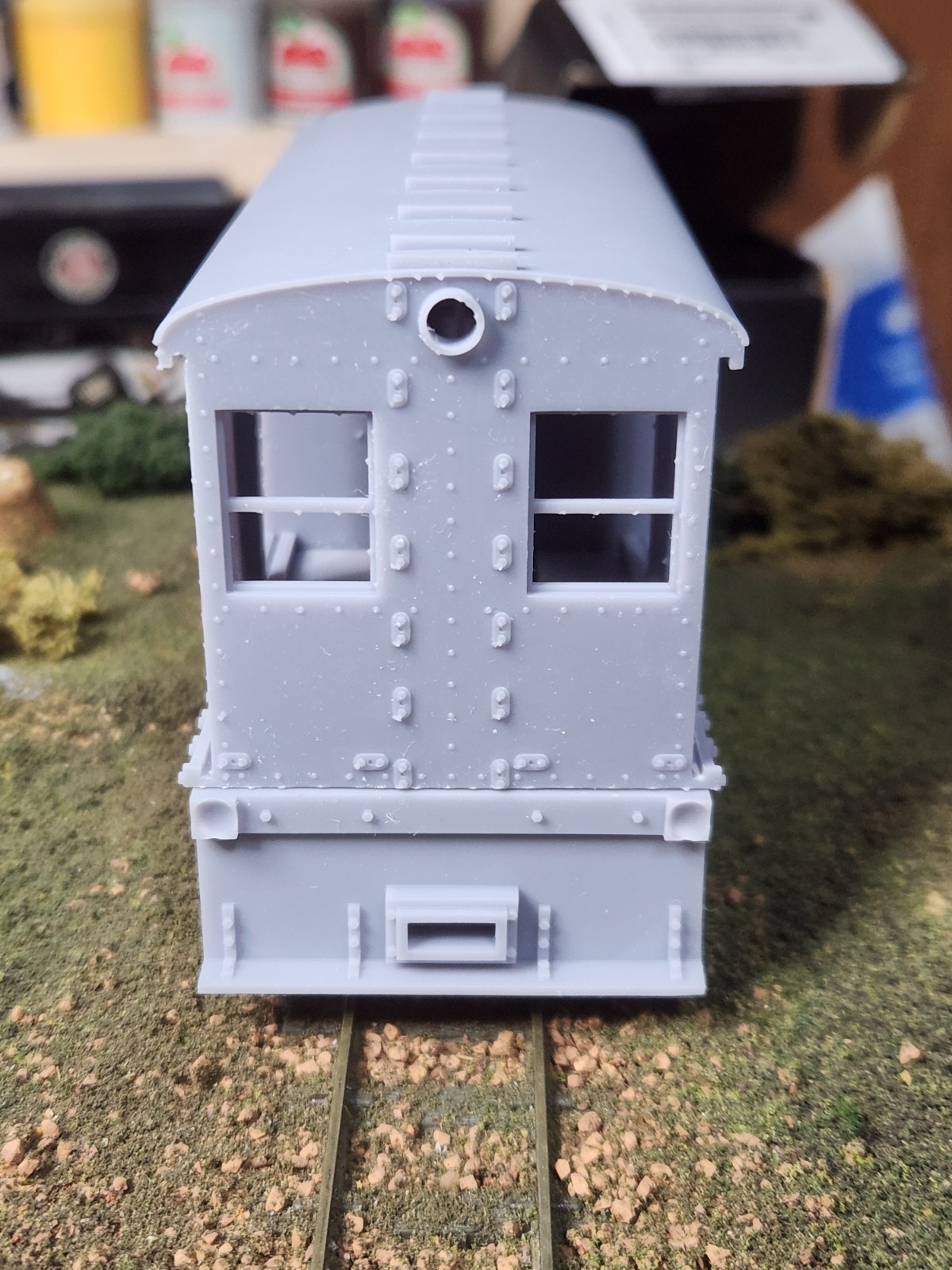 On30 Freelance Box Cab Switcher Kit 3D Printed For Bmann On30 Street Car Mech
