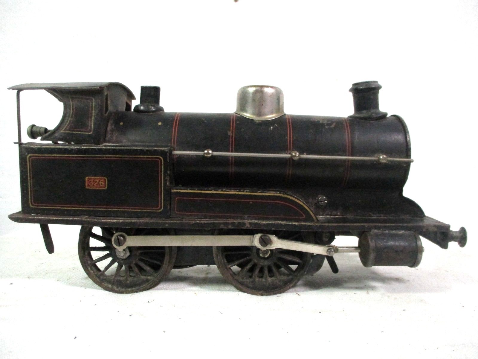Marklin 326 1 Gauge Clockwork Locomotive & Tender Vintage Prewar Model Train -SC