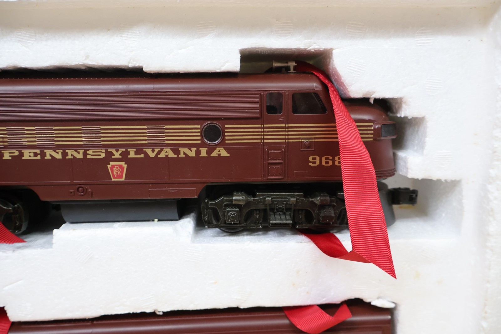 Williams 4305 O Pennsylvania F7 AA Tuscan Red Diesel Locomotives Model 9682 9873