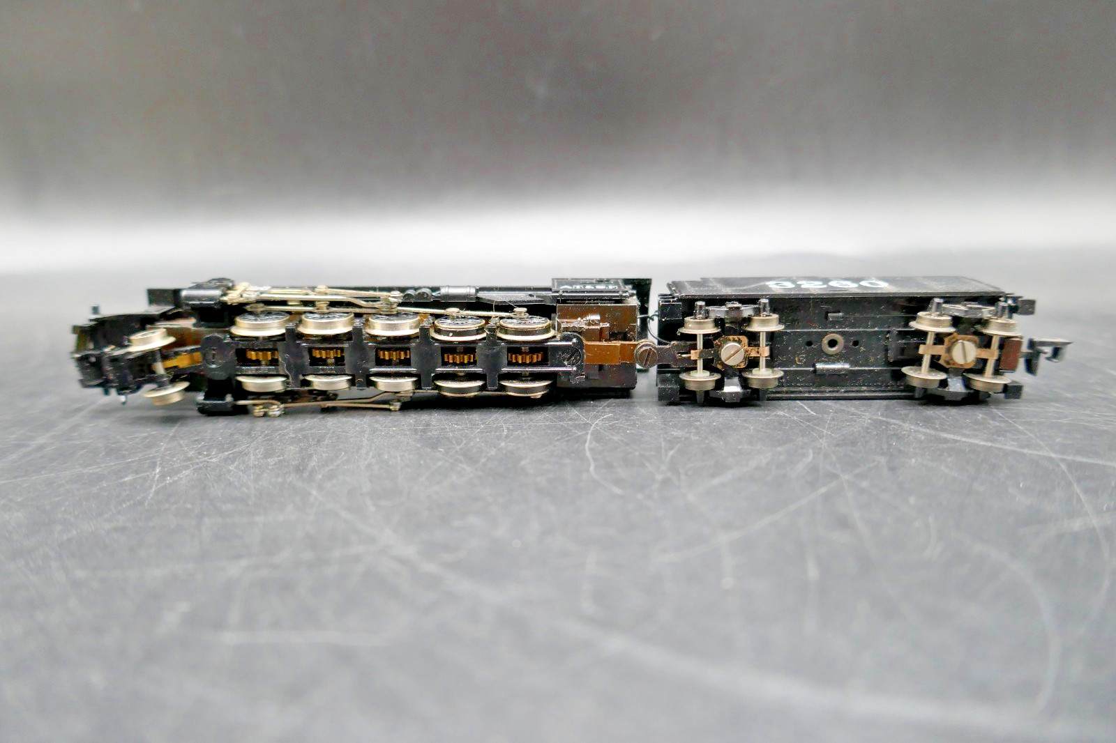 N Minitrix Santa Fe 2-10-0 Decapod Steam Locomotive – Tested & Working w/ Box