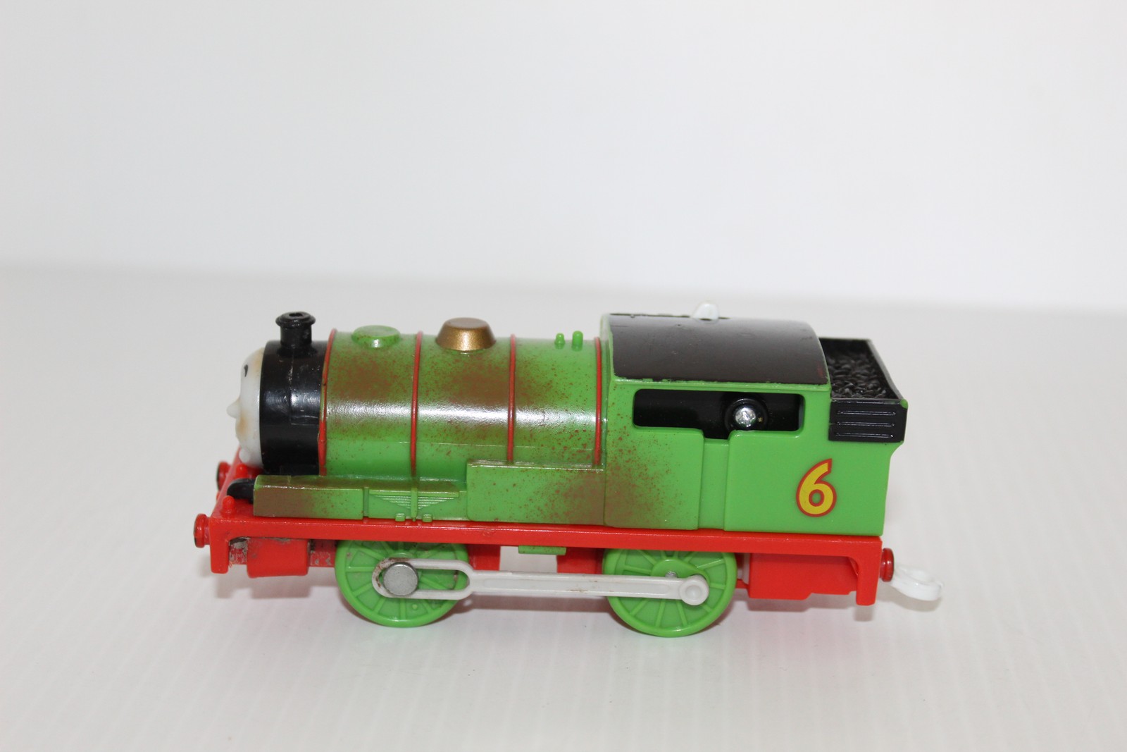 Thomas & Friends Dirty Percy The Small Engine Motorized Toy Train #6 Works!