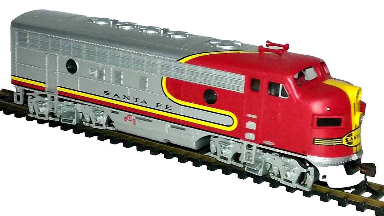 Bachman HO Scale F3 Santa Fe Diesel Locomotive