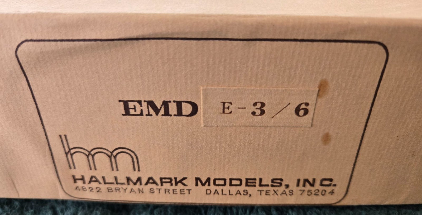 Hallmark Models HO Brass EMD E-3/6 Diesel Loco Set w/OB NO Foam Built by Kumata