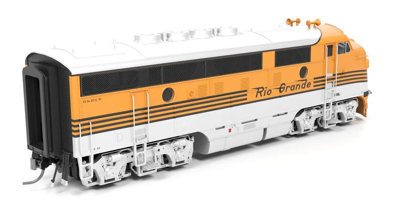 Broadway Ltd HO 9667 Denver & Rio Western F3A F3B SET Stealth DCC Ready Paragon