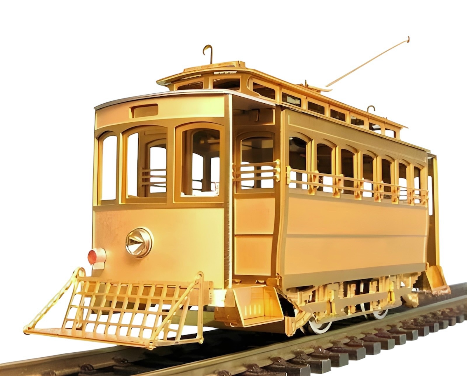 HO Scale Aru-Model Kyoto City Tramway Type-1 Narrow Gauge Streetcar Brass Kit H0