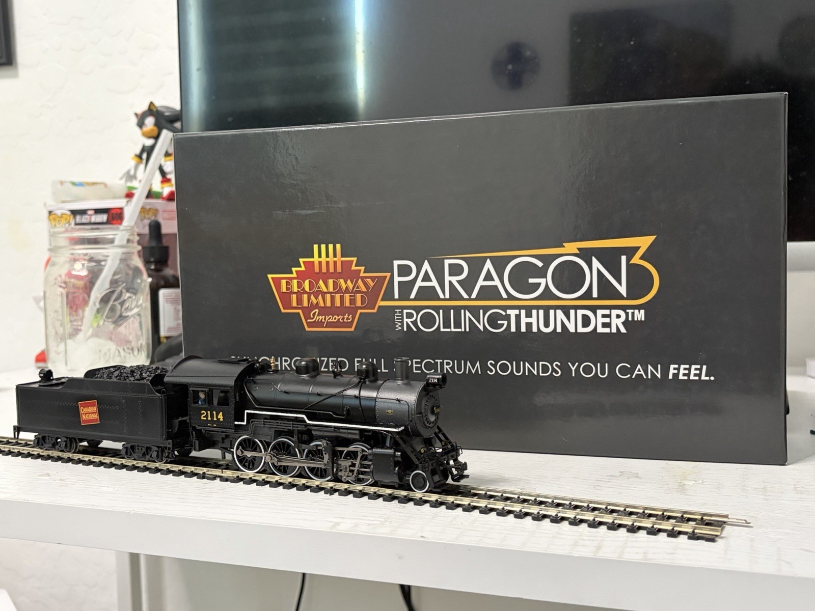 Broadway Limited 2-8-0 Consolidation CN DCC/Sound #2114 HO Customniezd