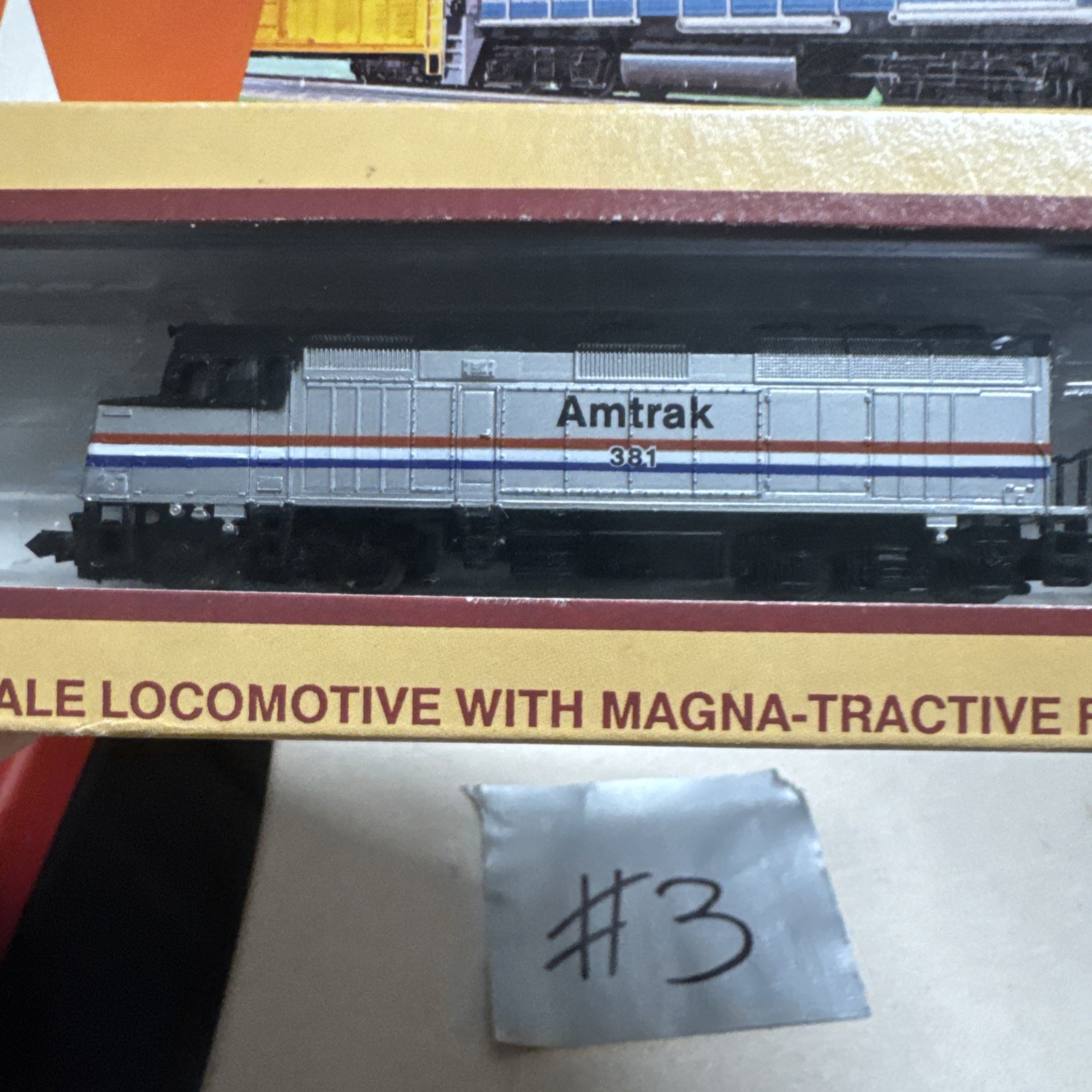 N Scale Amtrak N F40 Locomotive Life Like Trains 7641 Loco AMT All Wheel Drive
