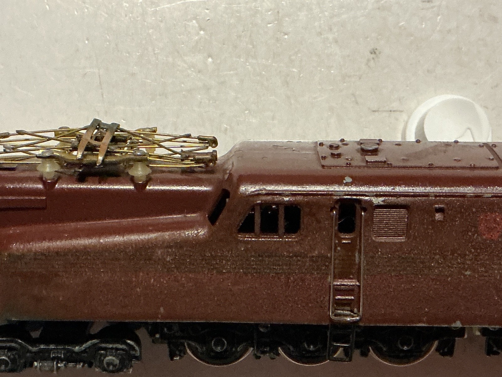 Penn Line. HO. GG1 : 1:87, Tuscan RED. late 1950’s. runs good