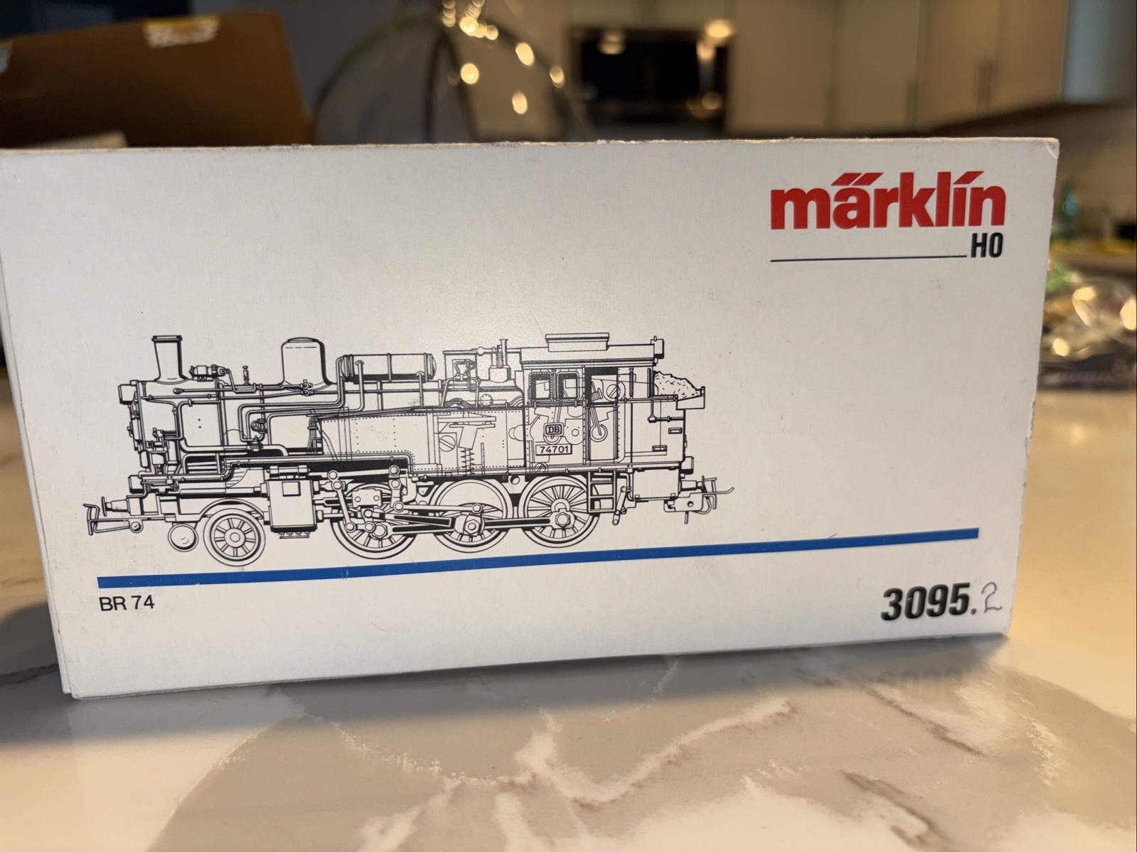 Vintage Märklin 3095 BR 74 Steam Locomotive HO Scale West Germany – W Box