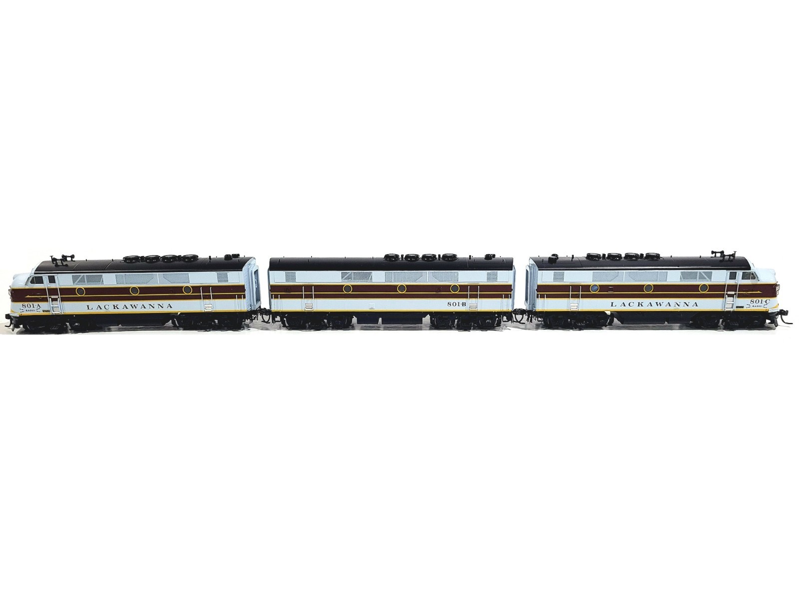 Division Point DL&W F7 A-B-A Set Lackawanna HO Brass Model #DP-2031 DCC