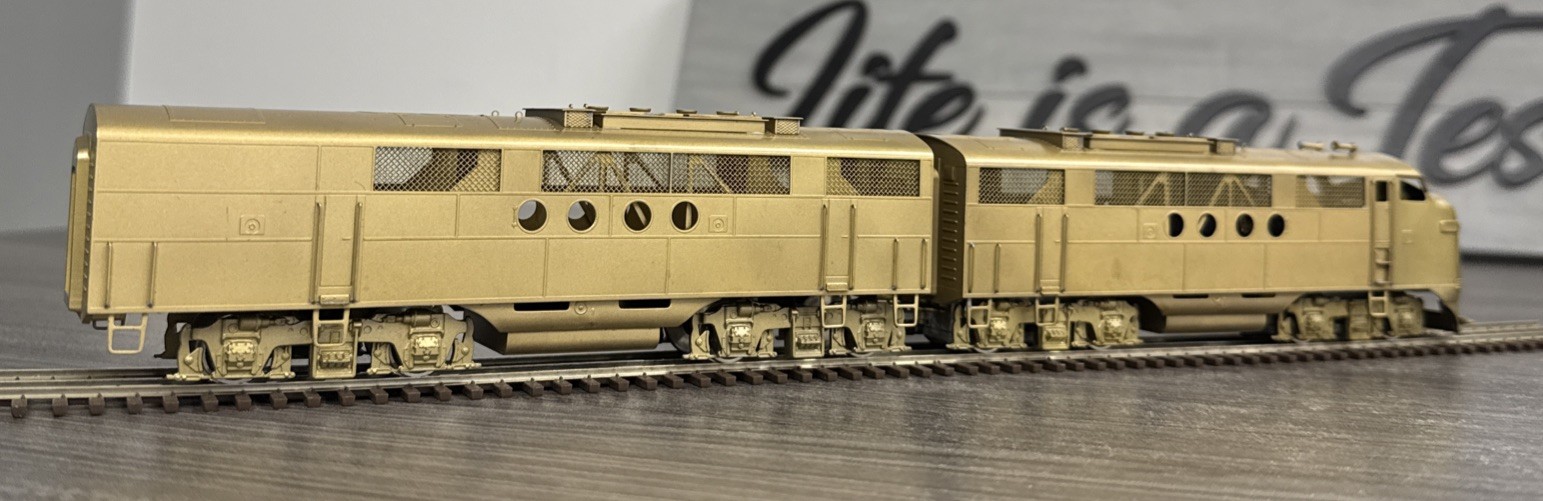 Hallmark Models HO Brass Misc. Roads EMD FT-A&B Diesel Loco – Unpainted/LNIB!