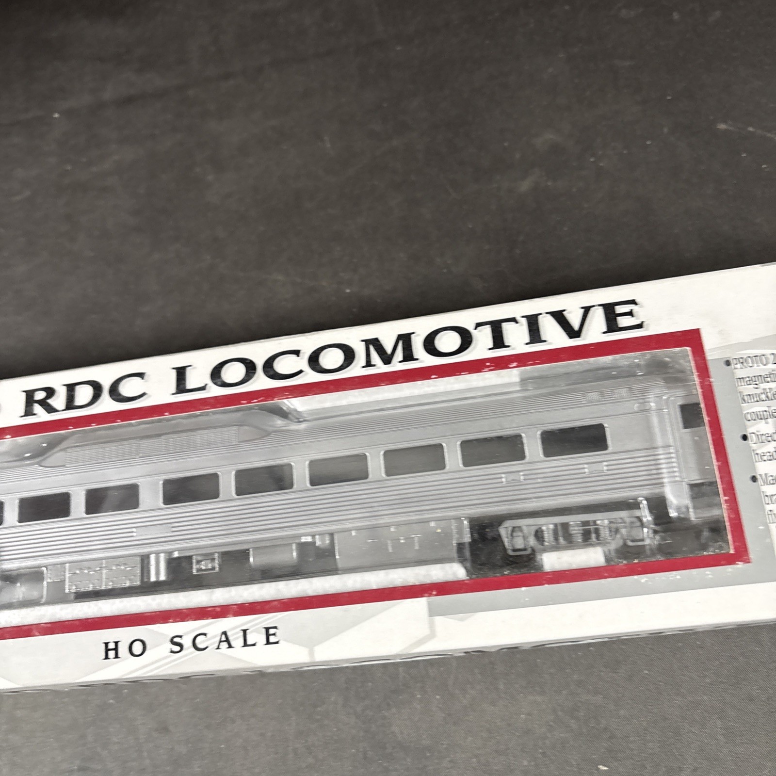 PROTO 1000 31252 UNDECORATED HO SCALE BUDD RDC LOCOMOTIVE NEW OPEN BOX