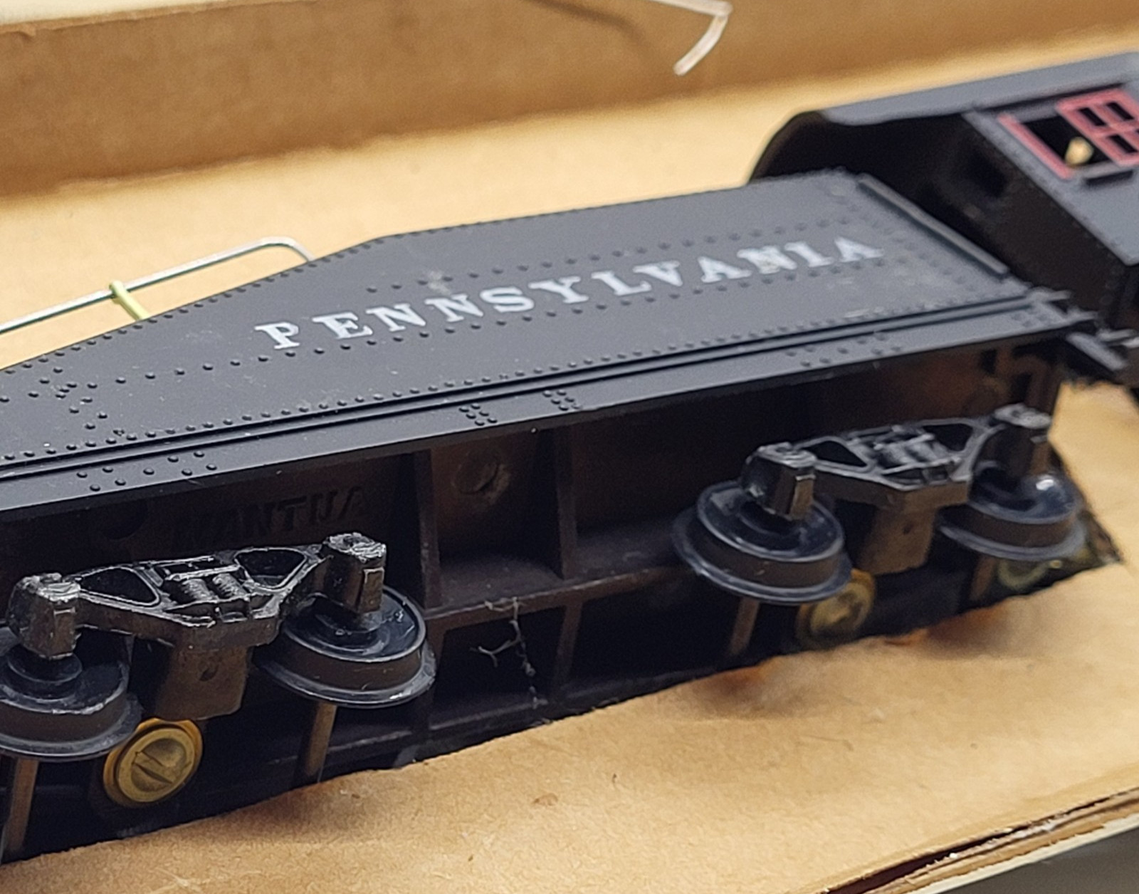 TYCO HO Gauge Steam Locomotive & Tender 99 Pennsylvania RR 99 0-4-0, Light, NEW