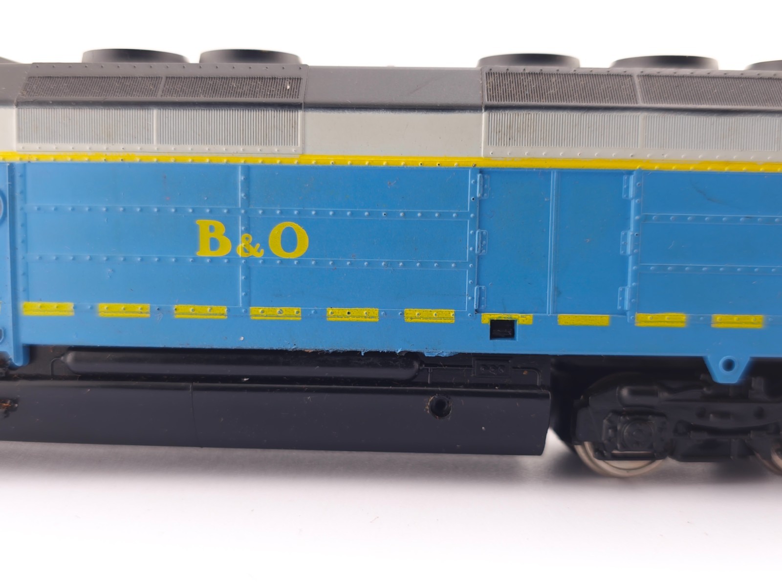 READ HO Scale AHM Mehano Baltimore & Ohio B&O FP45 DUMMY Diesel Locomotive 6610