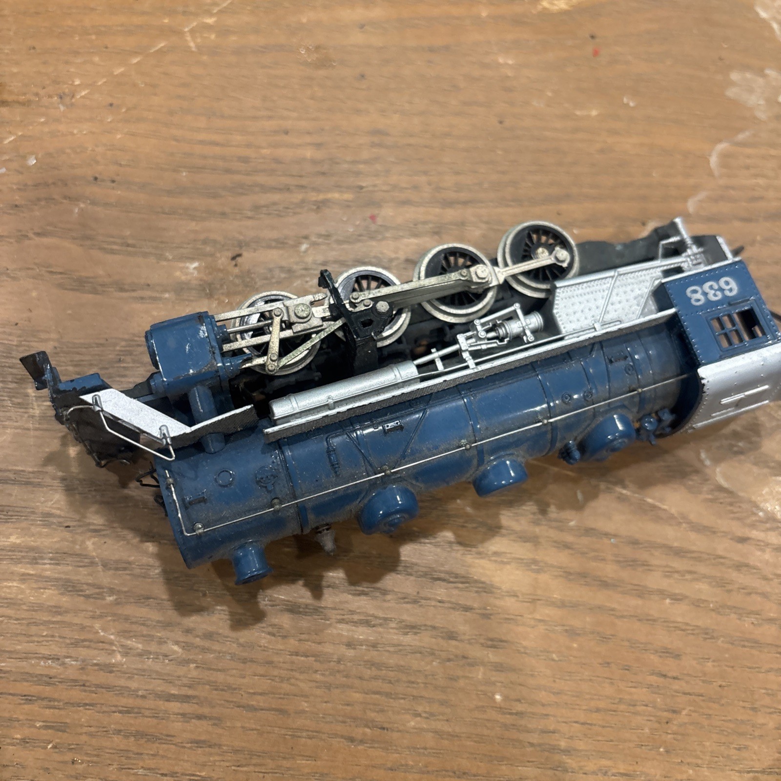 TYCO Chattanooga Steam Locomotive 638 HO Scale No Tender Untested As Is