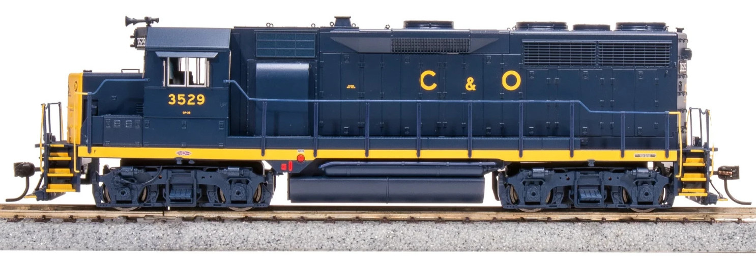 BROADWAY LIMITED 7537 HO EMD GP35 C&O 3538 C&O Yellow Nose Paragon4 Sound/DC/DCC