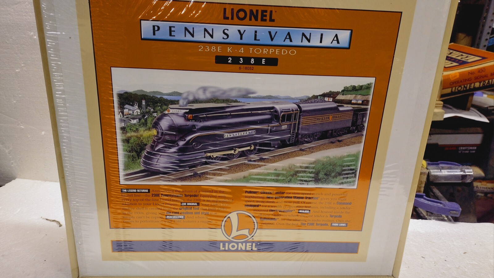 LIONEL TMCC PENNSYLVANIA K-4 TORPEDO 238E STEAM ENGINE LOCOMOTIVE 6-18052 SEALED