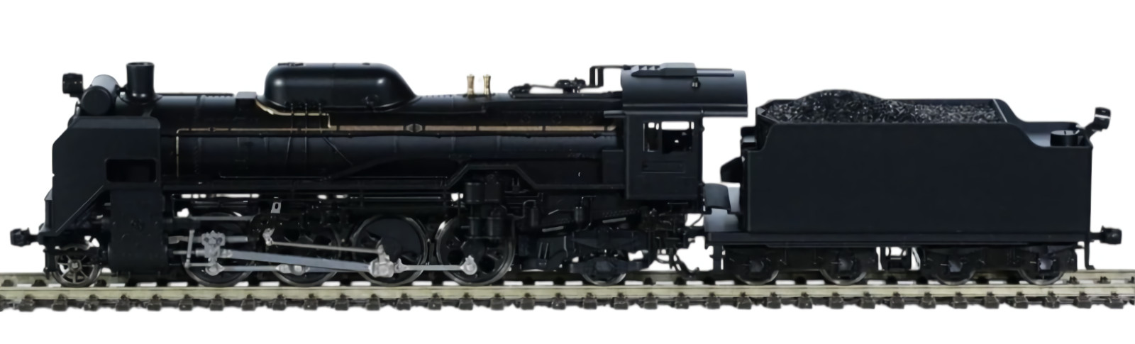 HO Kato 1-203 2-8-2 JNR Class D51 Mikado Tender Steam Locomotive Standard Spec
